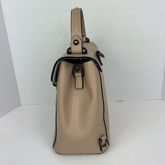 Luana Ferracuti Backpack Purse Convertible Straps Top Handle Italian Leather Bag - Picture 5 of 12